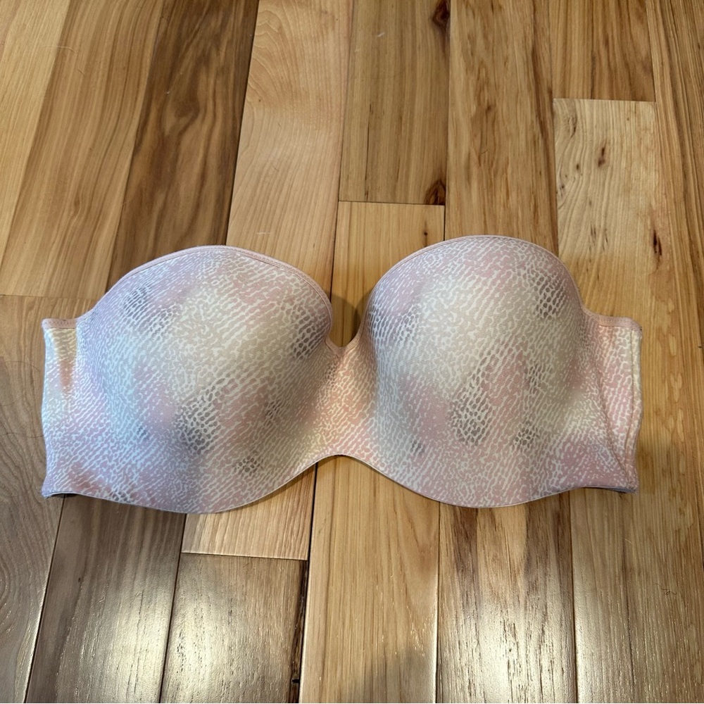 Sweet Nothings 38D Strapless Bra - Light Neutral Tones w/ Underwire